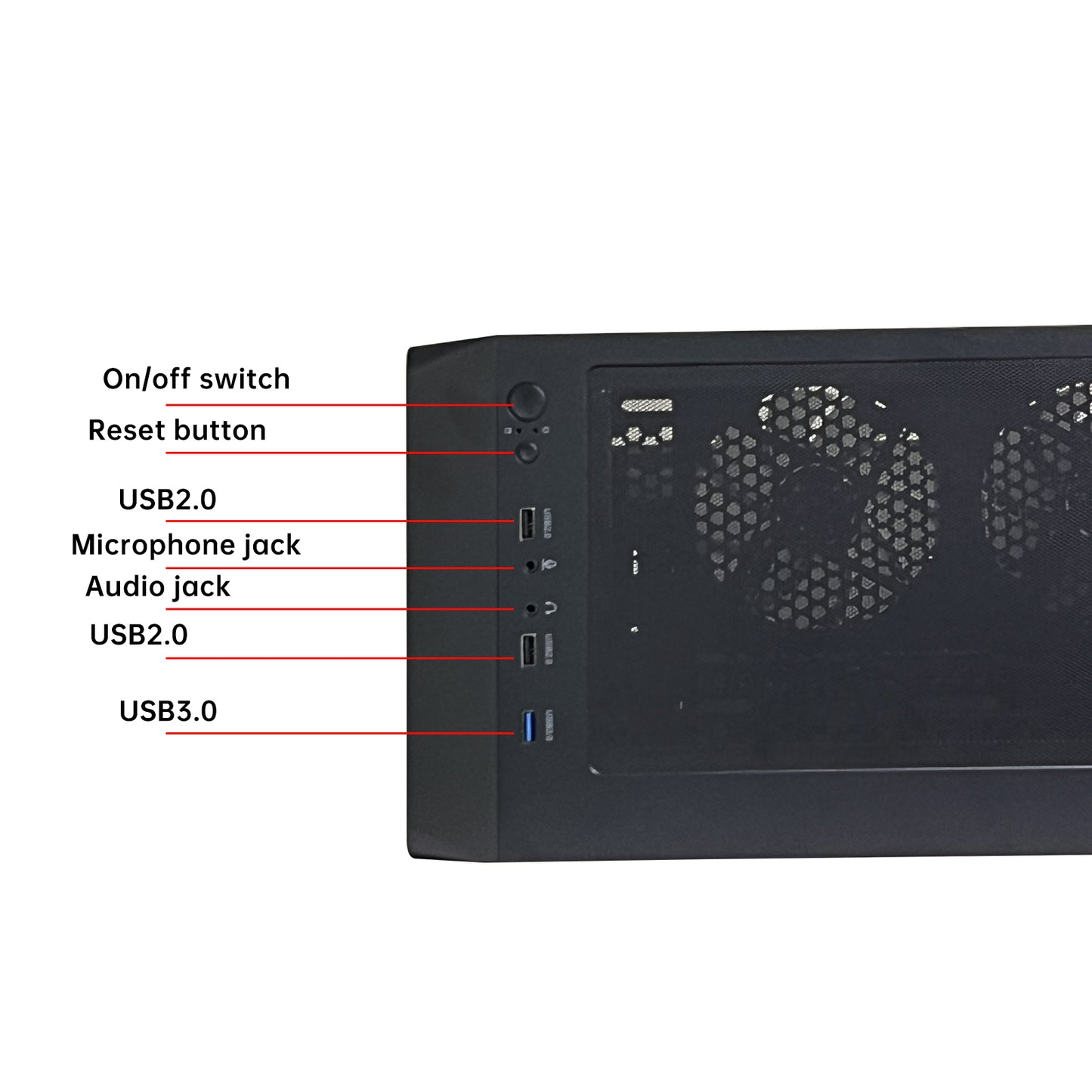 HZG Gaming Desktop Computer PC,AMD Ryzen 7 5700G, AMD Radeon Vega 8,core 3.8GHz (up to 4.6GHz) 16GB RAM and 1TB NVMe M.2 SSD, WiFi6 ARGB Fan, Windows 11 Prebuilt Gaming PC Tower Windows 11